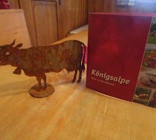 Königsalpe -  Rast und kleine Mahlzeit