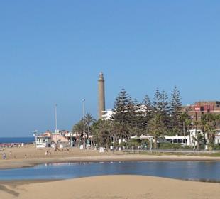 Blick zum Leuchtturm