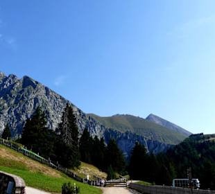 Blick in Richtung Ifinger und Kuhleiten Hütte