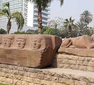 Außenanlage des Ägyptischen Museeums