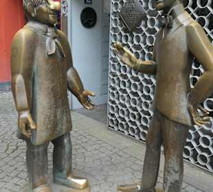 Tünnes und Schäl in der Lintgasse