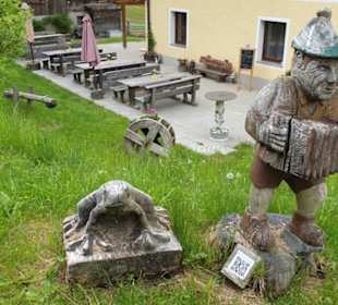 Blick auf die Buschenschank