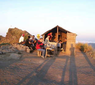Die " Teehütte" auf dem Batur