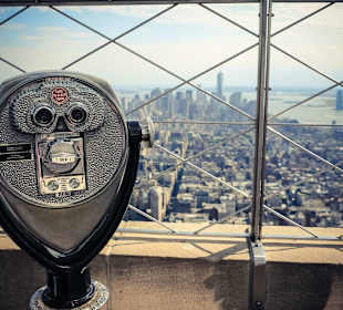 Blick vom Empire State Building zum WTC