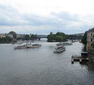 Schffsfahrt auf der Moldau