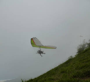 Geschafft, in der Luft