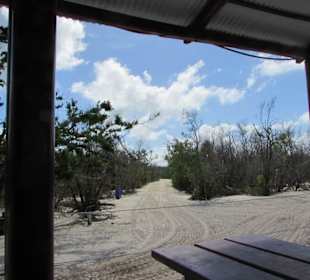 Weg zur anderen Seite der Insel