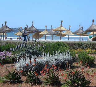 Gepflegte Strandpromenade