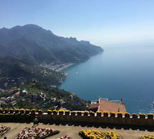 Blick von Villa Ruffolo
