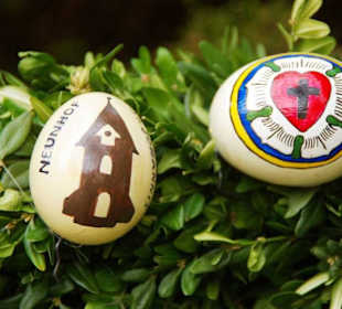 Osterbrunnen in Großgeschaidt