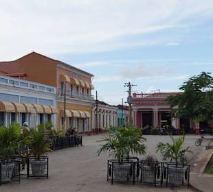 Vor dem Hotel Encanto Barcelona