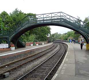 Auf der Brücke kann man gut Fotos machen