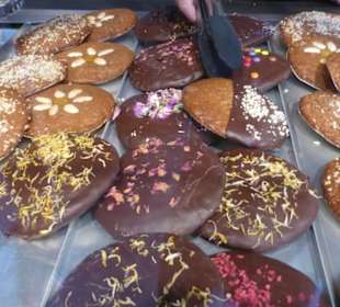 Die Lebküchnerei in Nürnberg am Hauptmarkt
