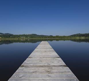 Der Haslacher See in Bernbeuren