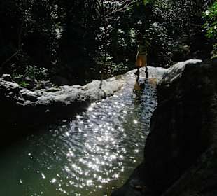 Geführte Wanderung, Wasserfall