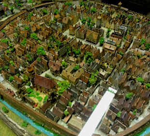 Modell des historischen Stadtkerns