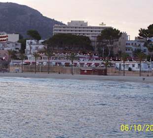 Der Strand in der Abenddämmerung