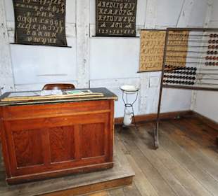 In der Schule des Freilichtmuseums