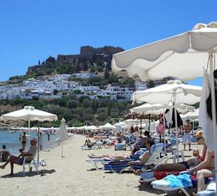 Strand in Lindos