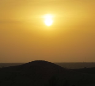 Sonnenuntergang in der Wüste