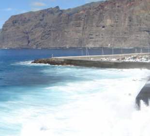 Blick auf die Steilküste