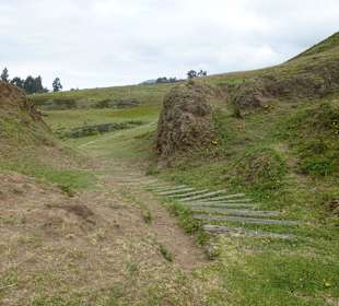 In der Anlage unterwegs