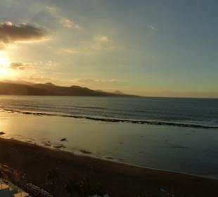 Strandblick vom 8. Stock Hotel Bull Reina Isabel