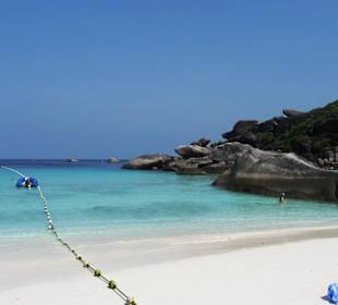 Tauchgebiet mit Strand