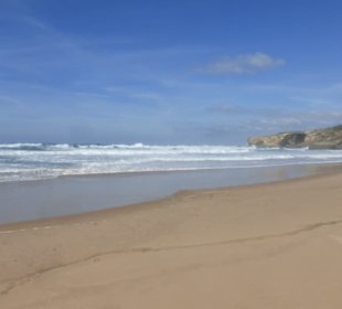 Am Strand von Monte Clérigo (Portugal Westküste)