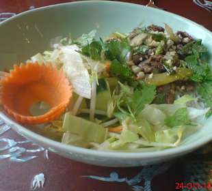 Restaurant Chinco - Präsentation des Essens