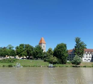 Gänsturm über der Donau