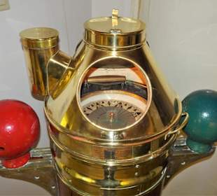 Tochterkompass im Museum der Amrumbank