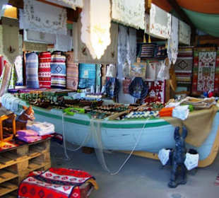 Santorin selbst im Bild Landschaft, Stadt