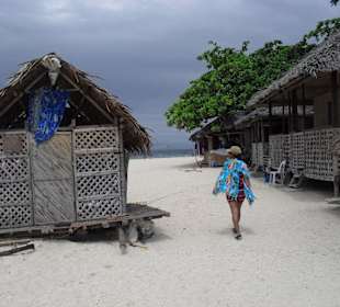 Strandhütten nahe dem öffentl. Restaurant White B.