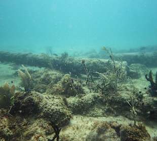 Tauchplatz vor dem Hotel