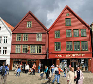Stadtansicht von Bryggen