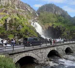 Rosendahl Latefoss-Wasserfall
