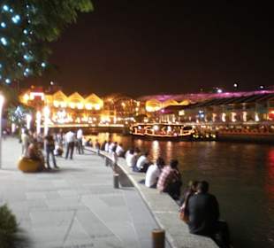 Nachtleben beim Clarke Quay