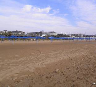 Der breiteste Abschnitt vorm Paloma Beach