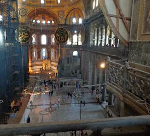 Blick von der Galerie