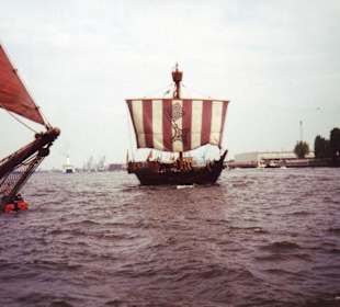 Bremer Kogge aufgetakelt