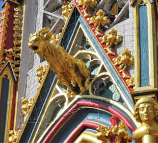 Detailansicht des Schönen Brunnens