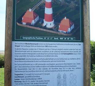 Informationstafel Leuchtturm