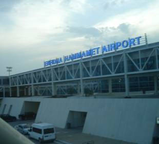 Ein sehr moderner Flughafen