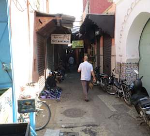 Unterwegs in der Altstadt von Marrakesch