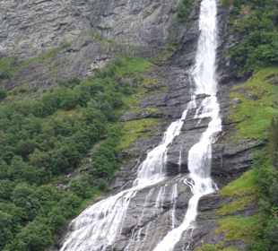 Geirangerfjord Wasserfall "Freier" (Juli 2013)