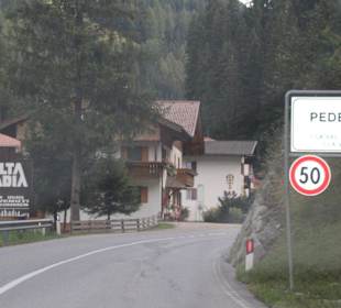 Gadertaler Straße in Pederoa