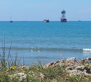 Strandabschnitt in der Nähe des Hotels