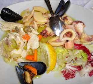 Meeresfrüchtesalat im La Taverna