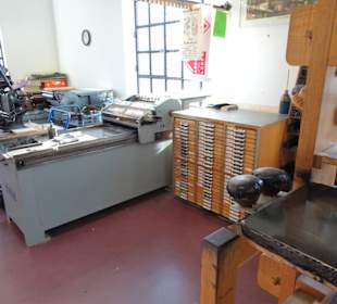 Die Druckwerkstatt im Museum der Arbeit